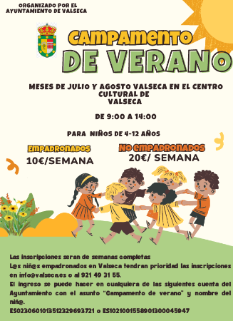 Imagen CAMPAMENTO DE VERANO 2025