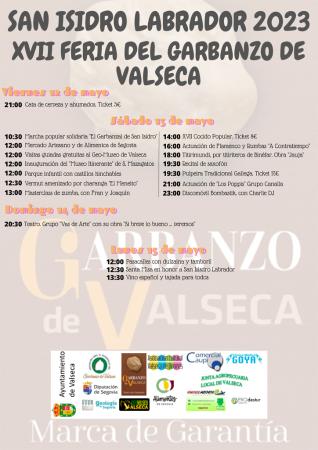 Imagen SAN ISIDRO LABRADOR 2023. XVII FERIA DEL GARBANZO DEL VALSECA