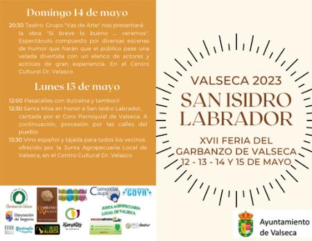 Imagen FOLLETO INFORMATIVO DE LA XVII FERIA DEL GARBANZO DE VALSECA