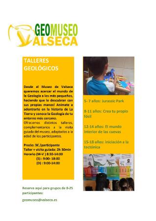 Imagen GEOMUSEO VALSECA. TALLERES